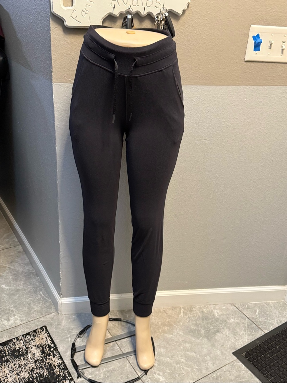 lululemon athletica Black Slim Jogger with Drawstring